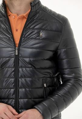 Erkek Haki Deri Ceket - 50269044002