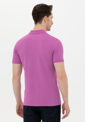 Erkek Menekşe Basic Tişört - 50249149127