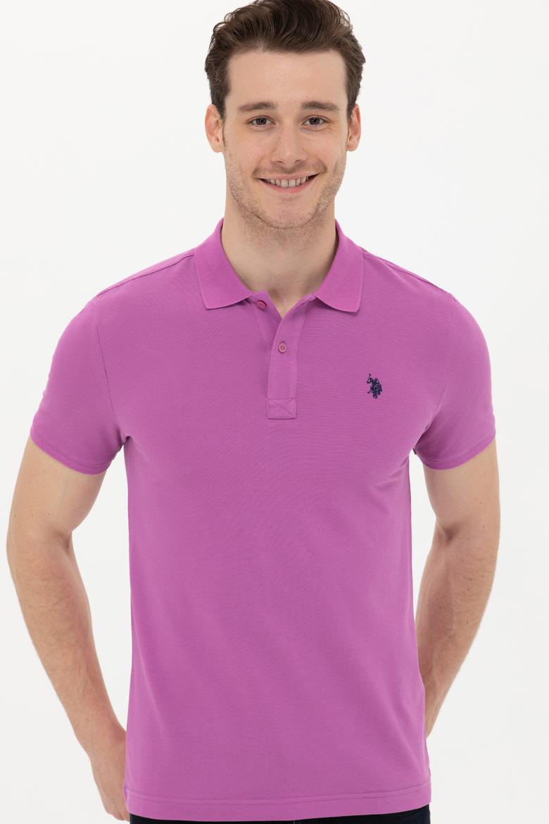 Erkek Menekşe Basic Tişört - 50249149127