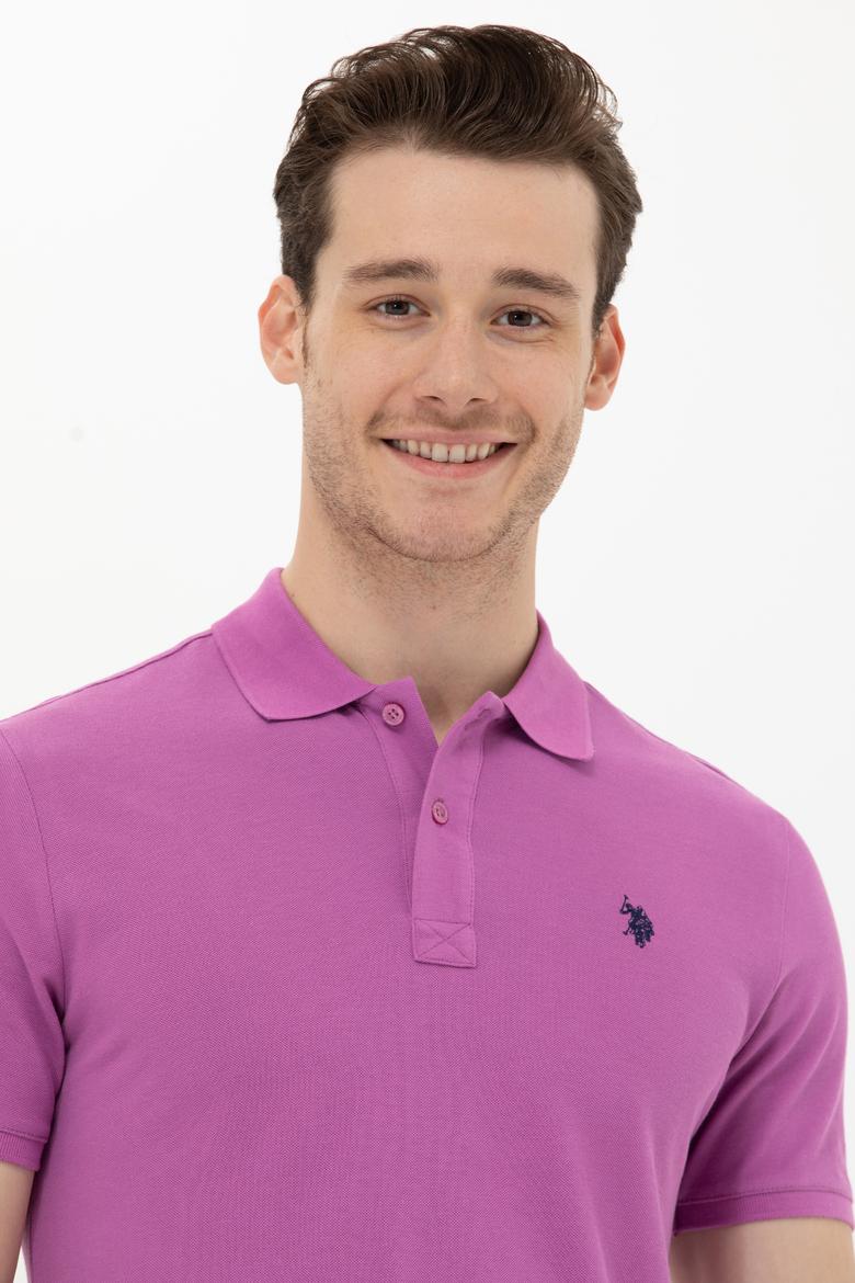 Erkek Menekşe Basic Tişört - 50249149127