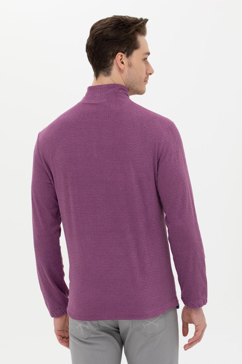 Erkek Menekşe Sweatshirt - 50253588015