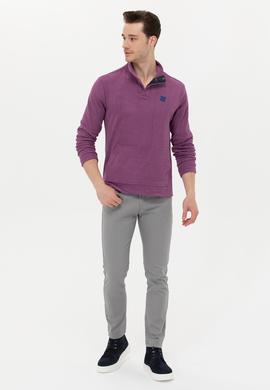 Erkek Menekşe Sweatshirt - 50253588015