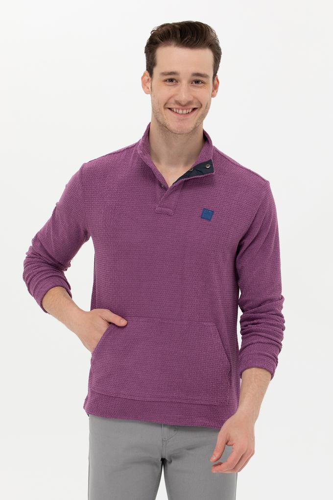 Erkek Menekşe Sweatshirt