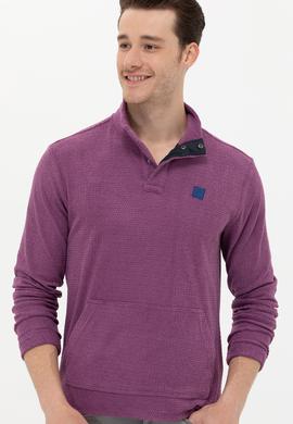 Erkek Menekşe Sweatshirt - 50253588015