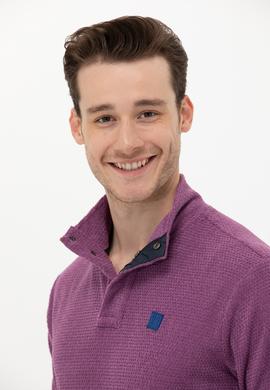 Erkek Menekşe Sweatshirt - 50253588015