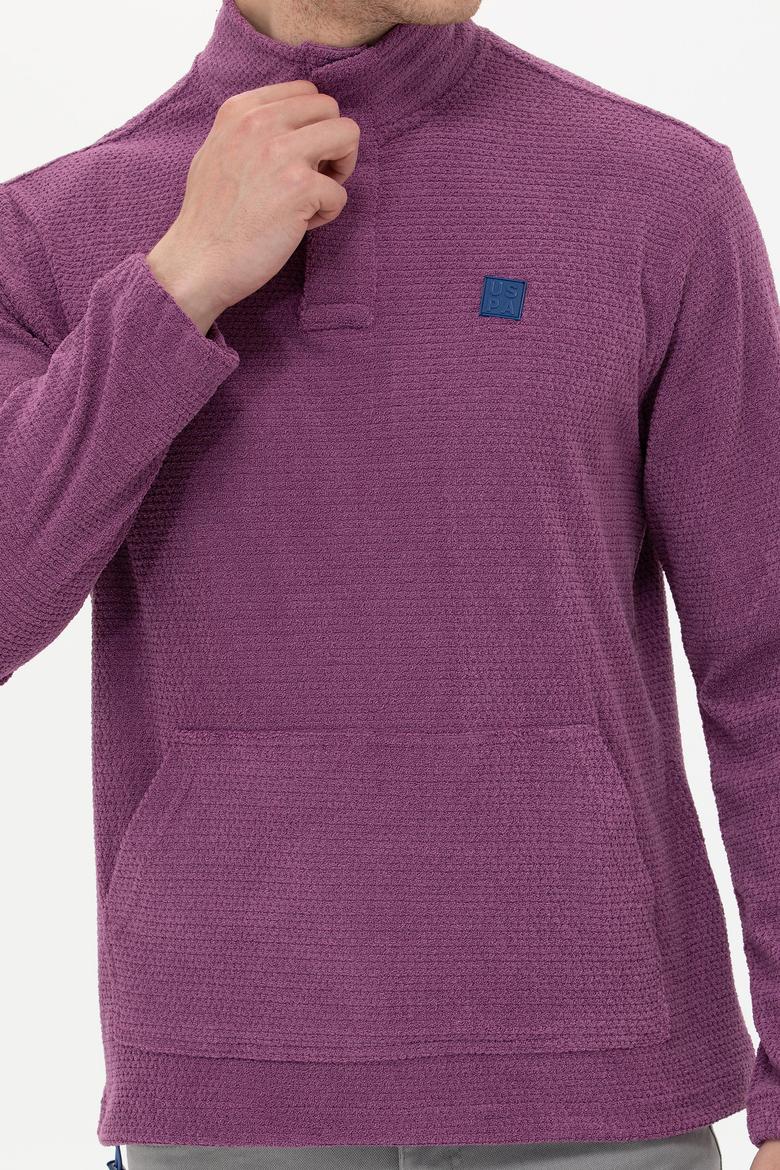 Erkek Menekşe Sweatshirt - 50253588015