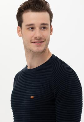 Erkek Lacivert Kazak - 50253795007