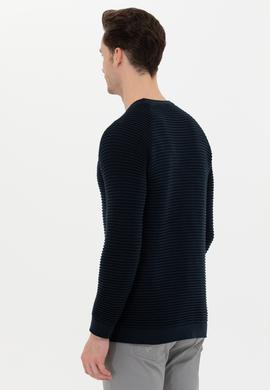 Erkek Lacivert Kazak - 50253795007