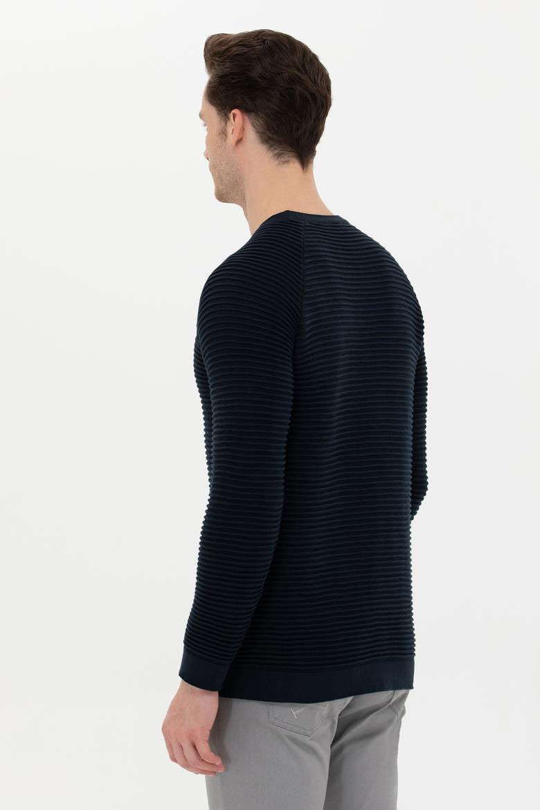 Erkek Lacivert Kazak - 50253795007