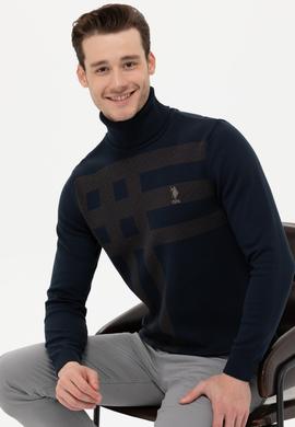 Erkek Lacivert Kazak - 50256662006