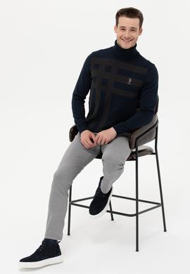 Erkek Lacivert Kazak - 50256662006