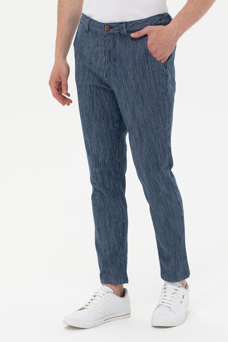 Erkek Mavi Denim Pantolon - 50246802066