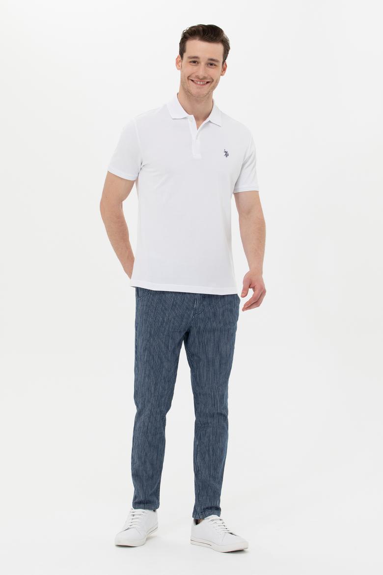 Erkek Mavi Denim Pantolon