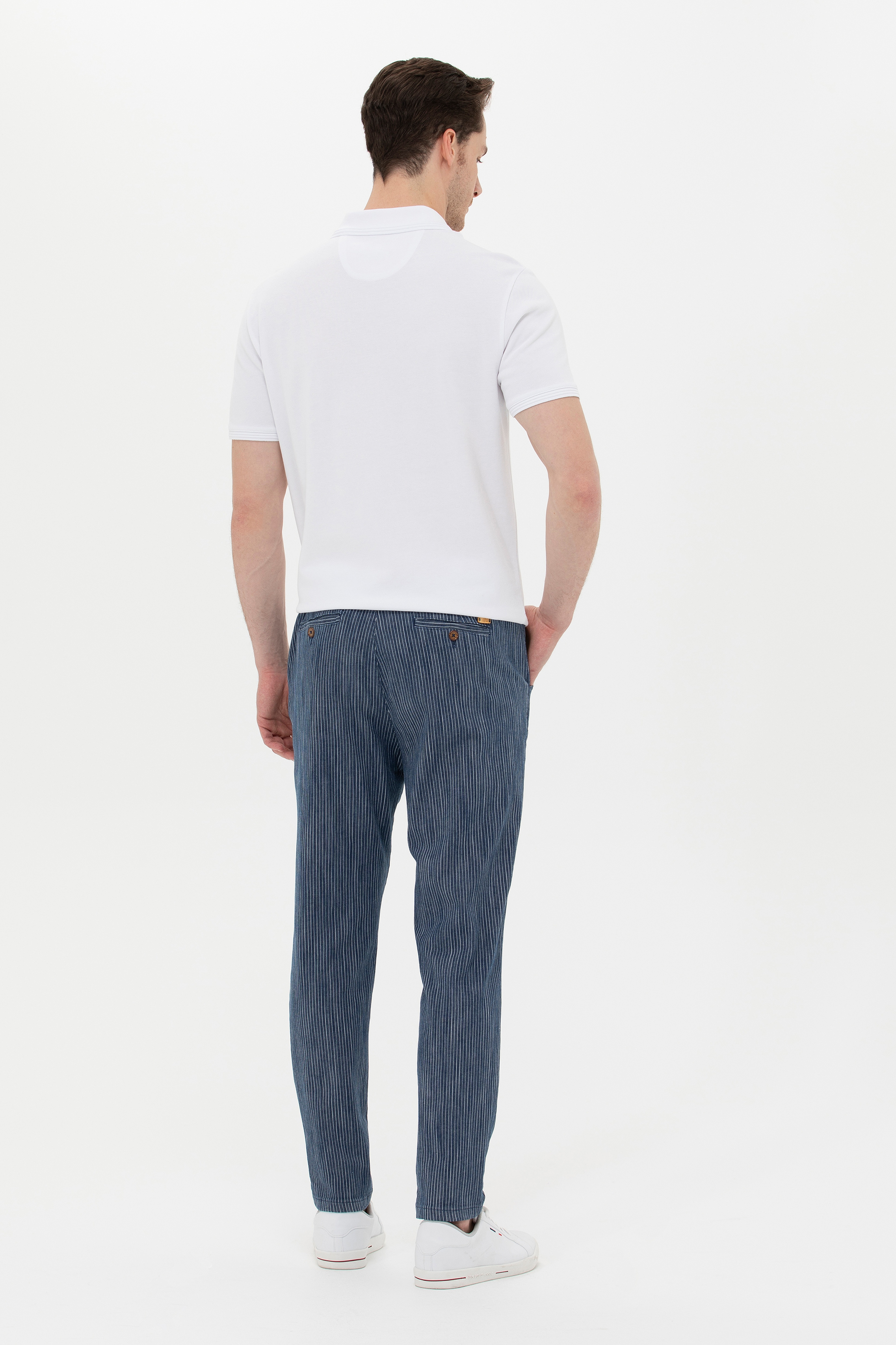 Erkek Mavi Denim Pantolon - Image 4