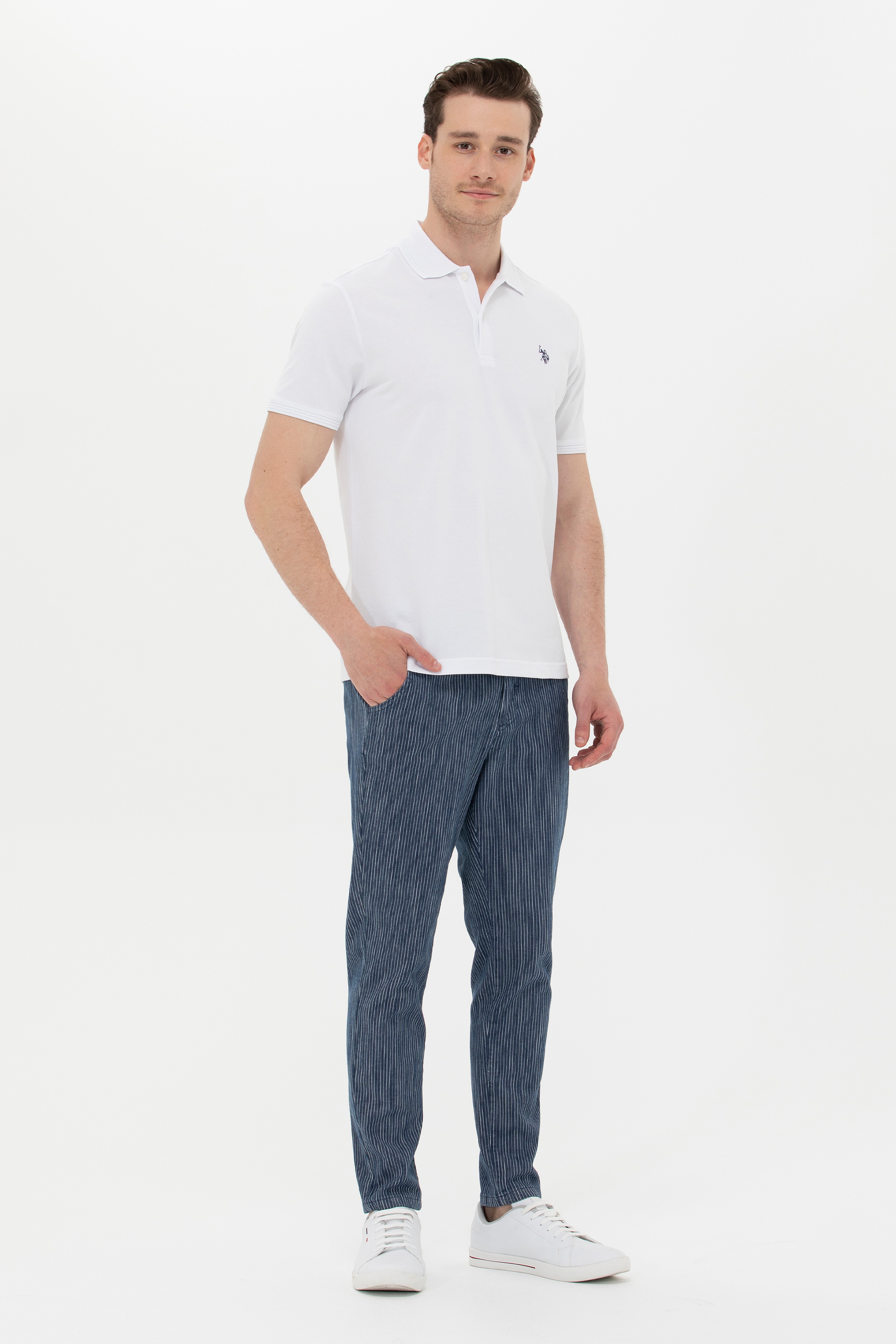 Erkek Mavi Denim Pantolon - Image 3