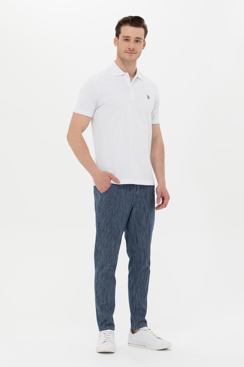 Erkek Mavi Denim Pantolon - 50246802066