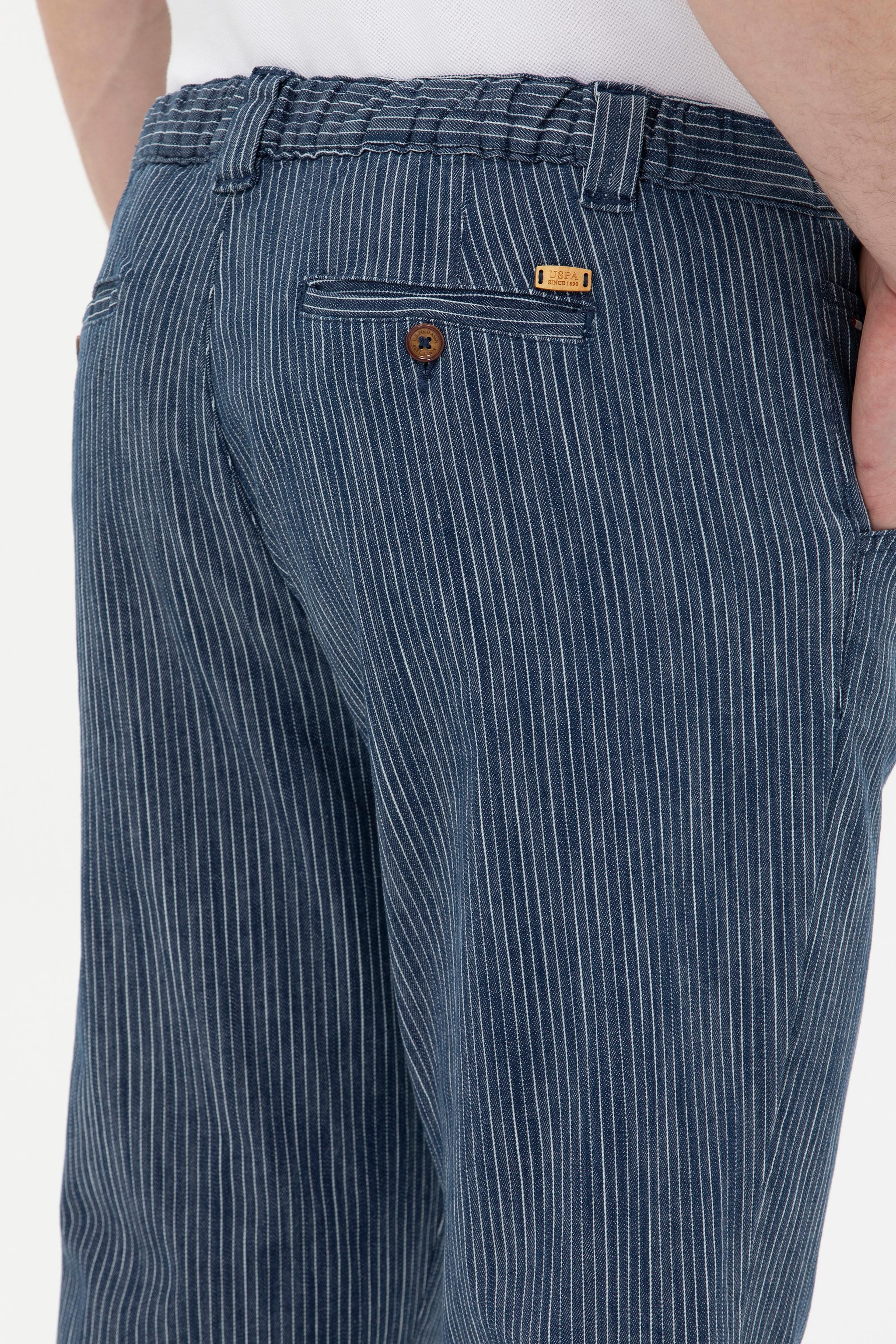 Erkek Mavi Denim Pantolon - Image 7