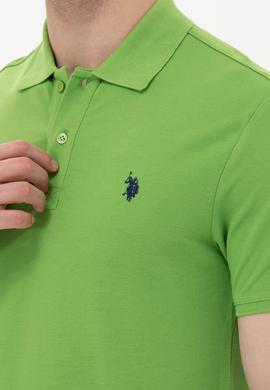 Erkek Elma Yeşili Basic Polo Yaka Tişört - 50249149062