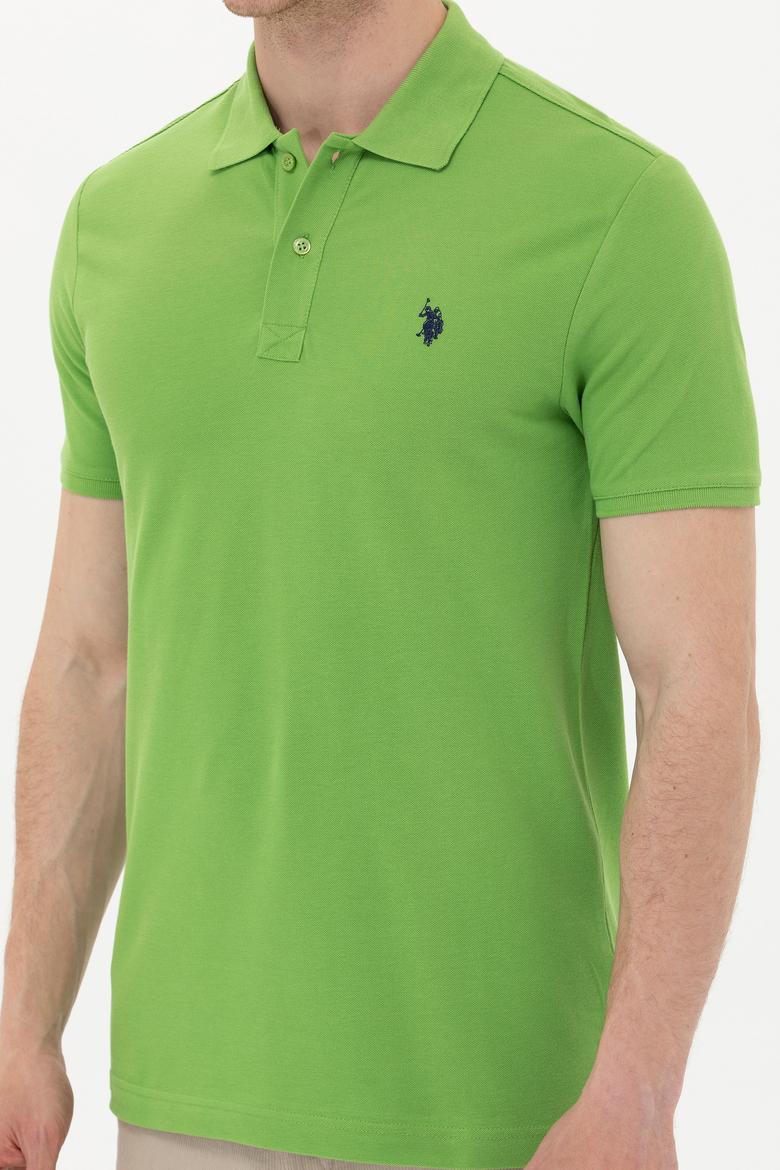 Erkek Elma Yeşili Basic Polo Yaka Tişört - 50249149062
