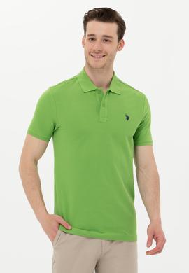 Erkek Elma Yeşili Basic Polo Yaka Tişört - 50249149062