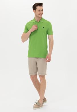 Erkek Elma Yeşili Basic Polo Yaka Tişört - 50249149062