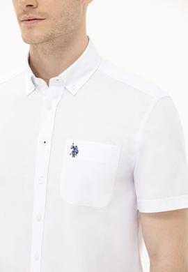 Erkek Beyaz Kısa Kollu Gömlek - 50263027017