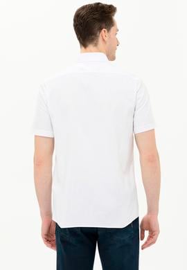 Erkek Beyaz Kısa Kollu Gömlek - 50263027017