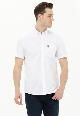 Erkek Beyaz Kısa Kollu Gömlek - 50263027017