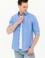 Erkek Saks Uzun Kollu Basic Gömlek