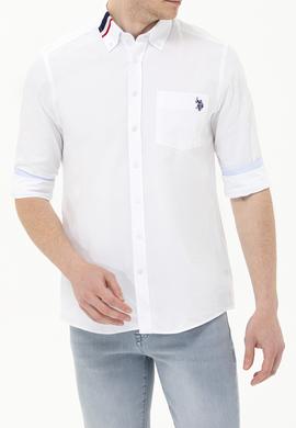 Erkek Beyaz Uzun Kollu Gömlek - 50263824026