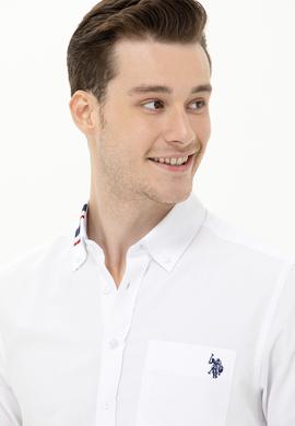 Erkek Beyaz Uzun Kollu Gömlek - 50263824026