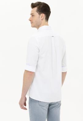 Erkek Beyaz Uzun Kollu Gömlek - 50263824026