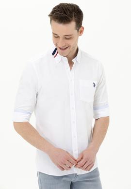 Erkek Beyaz Uzun Kollu Gömlek - 50263824026