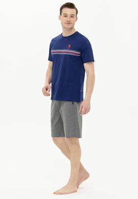 Erkek Açık Lacivert Pijama Takımı - 50271819004