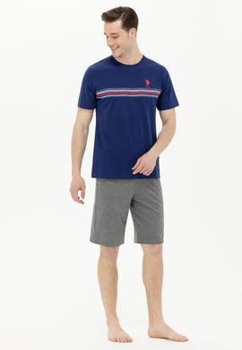 Erkek Açık Lacivert Pijama Takımı - 50271819004