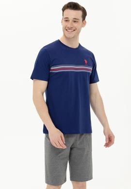 Erkek Açık Lacivert Pijama Takımı - 50271819004