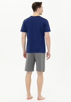 Erkek Açık Lacivert Pijama Takımı - 50271819004