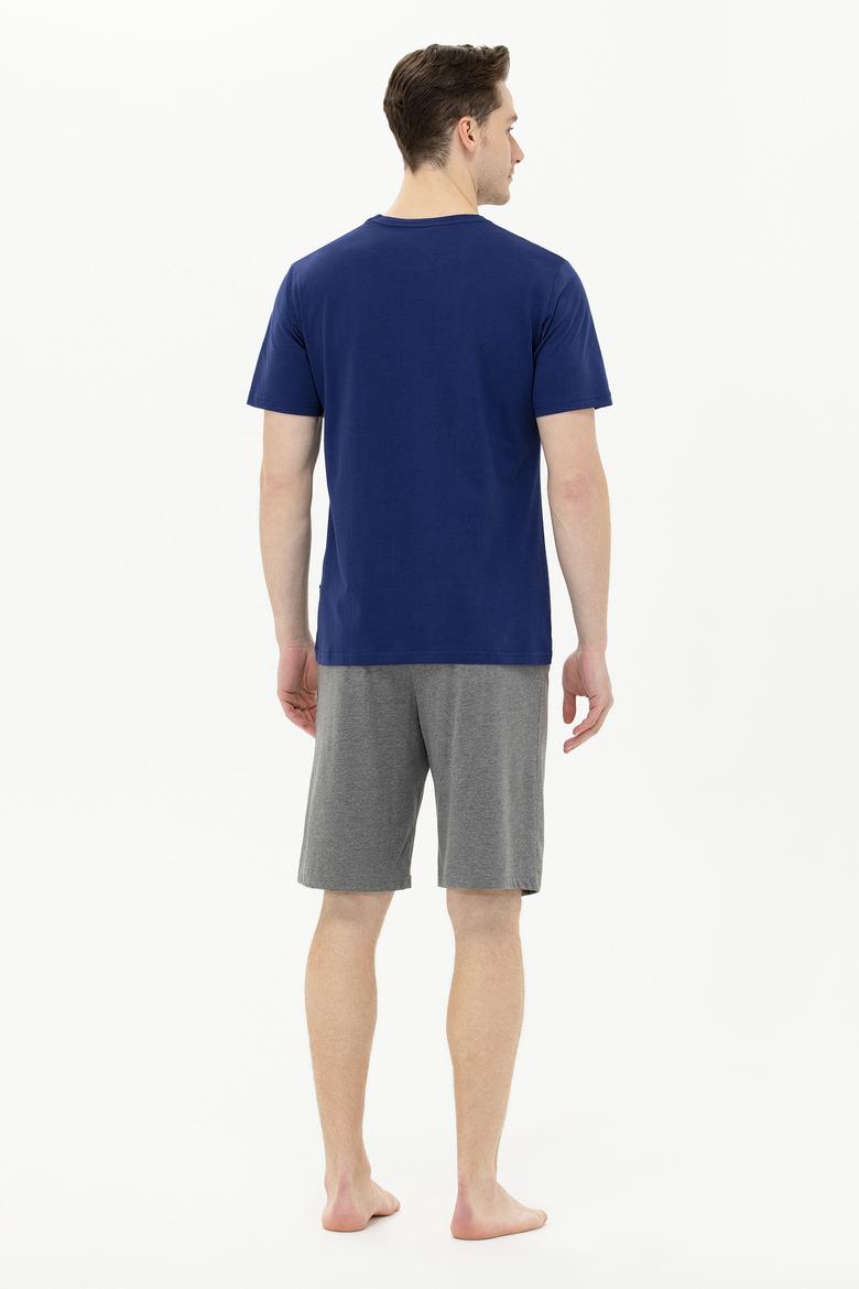 Erkek Açık Lacivert Pijama Takımı - 50271819004