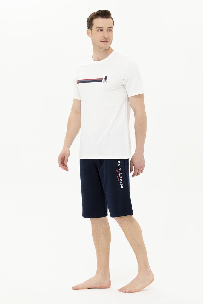 Erkek Beyaz Pijama Takımı