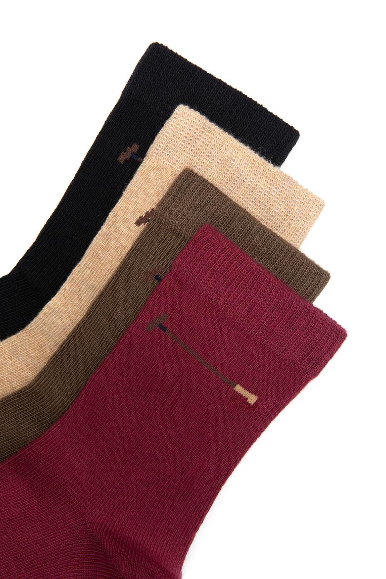Erkek Çocuk Bordo Çorap - 50258084003