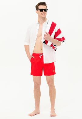 Erkek Kırmızı Deniz Şortu - 50262332032