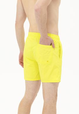 Erkek Neon Sarı Deniz Şortu - 50262332067