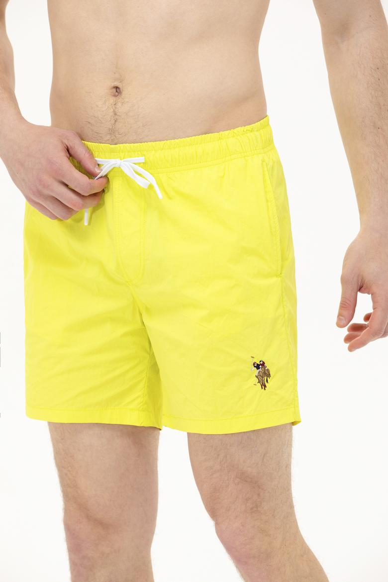 Erkek Neon Sarı Deniz Şortu - 50262332067