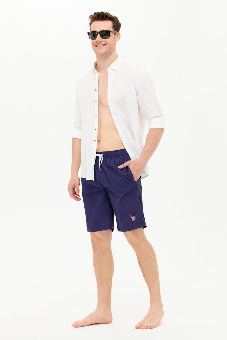 Erkek Lacivert Deniz Şortu