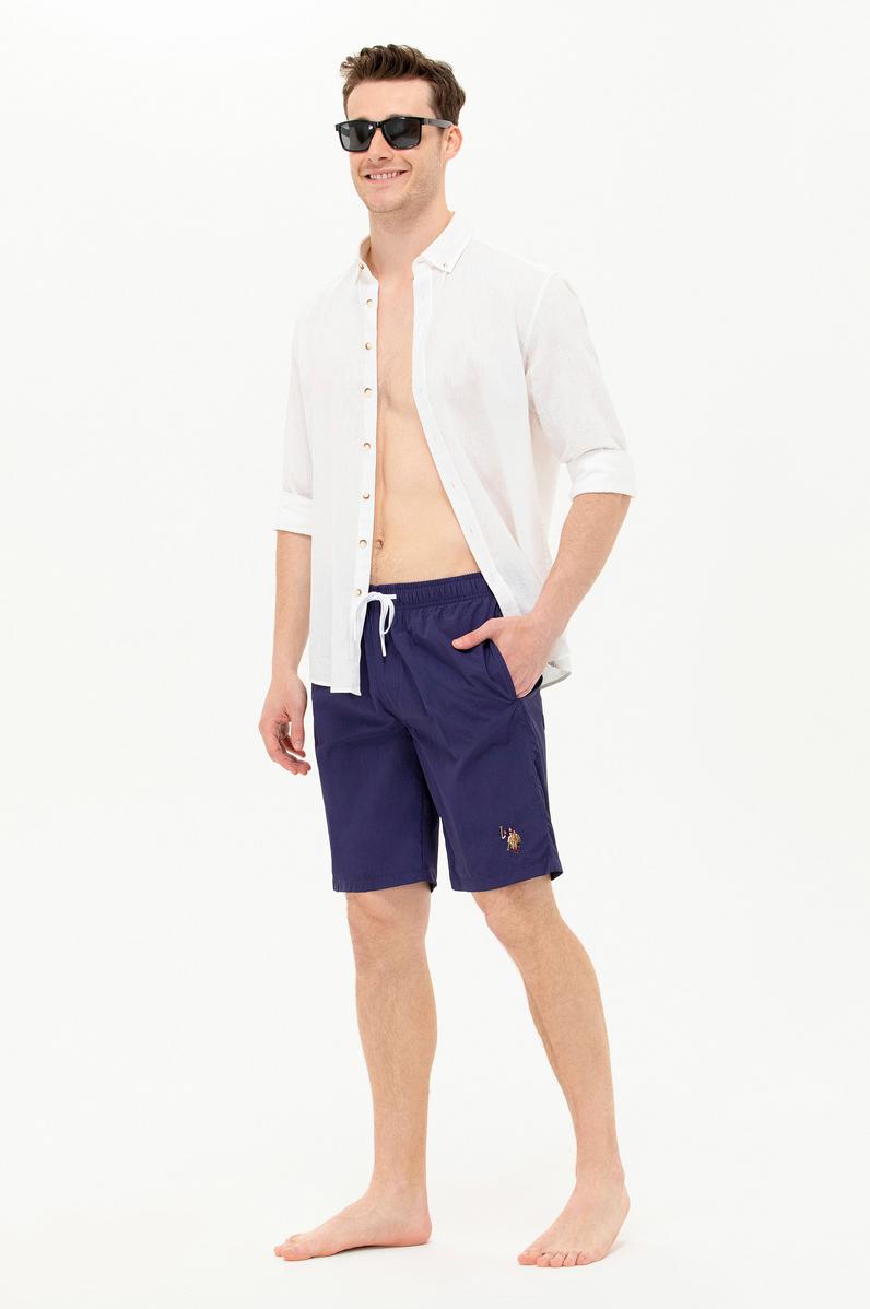 Erkek Lacivert Deniz Şortu