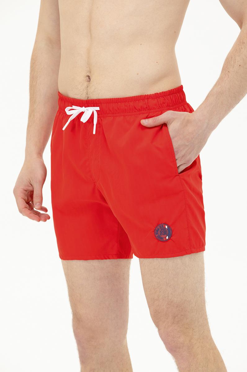 Erkek Kırmızı Deniz Şortu