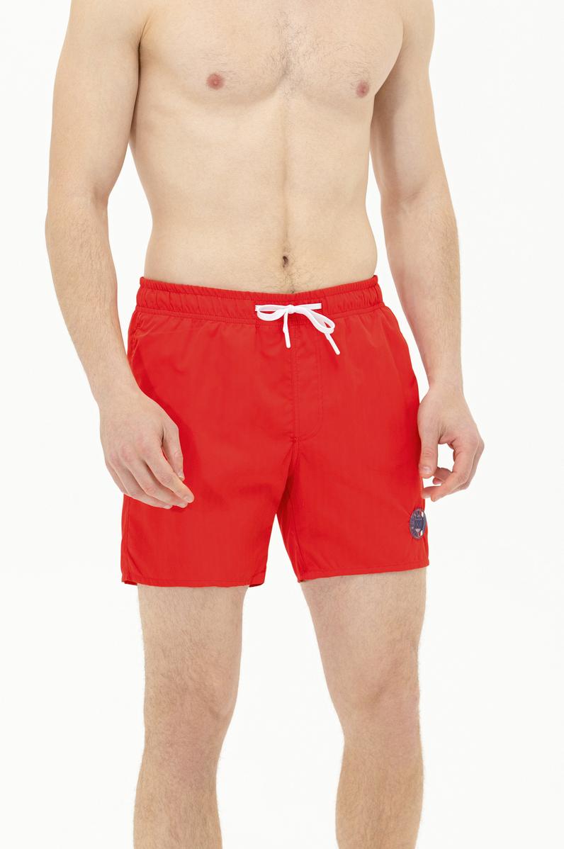 Erkek Kırmızı Deniz Şortu
