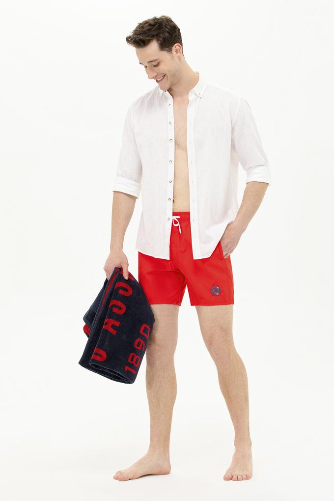 Erkek Kırmızı Deniz Şortu