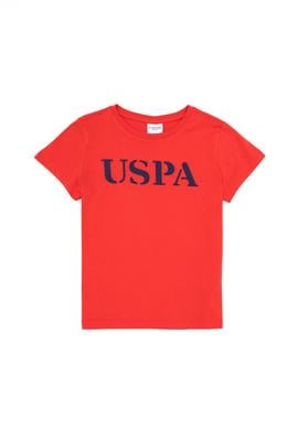 Çocuk Kırmızı Bisiklet Yaka Tişört - 50263028156