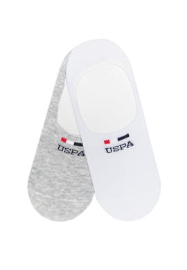 Erkek Beyaz 2'li Çorap - 50265692009